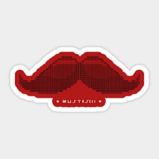 Mustascii - ASCII Mustache Sticker